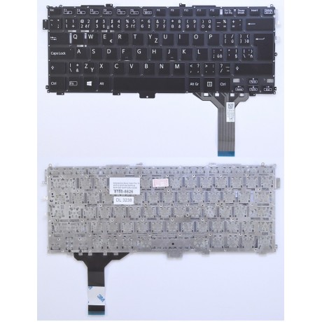 klávesnice Sony Vaio Pro 13 SVP13 SVP13A SVP132 SVP1321 SVP132A black CZ/SK no frame