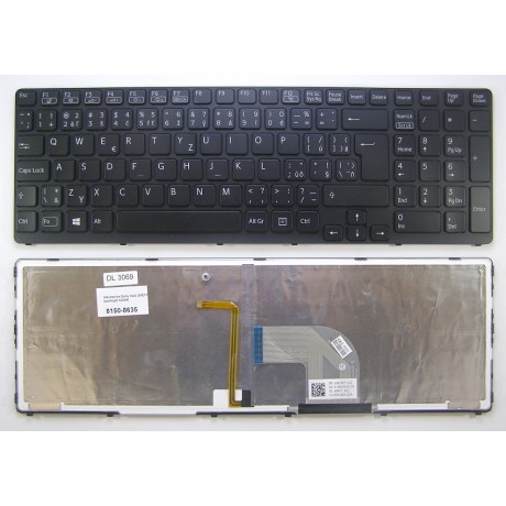 klávesnice Sony Vaio SVE17 black CZ/SK  backlight