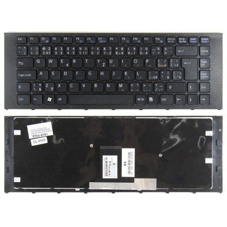 klávesnice Sony Vaio VPC-EA EA1C5E EA1S1E EA3S1E PCG-61211M black CZ/SK