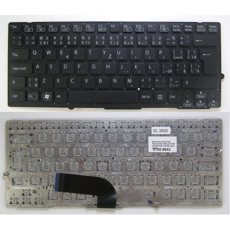 klávesnice Sony Vaio PCG-41216L PCG-4121GM VPCSB190X VPCSB black CZ/SK
