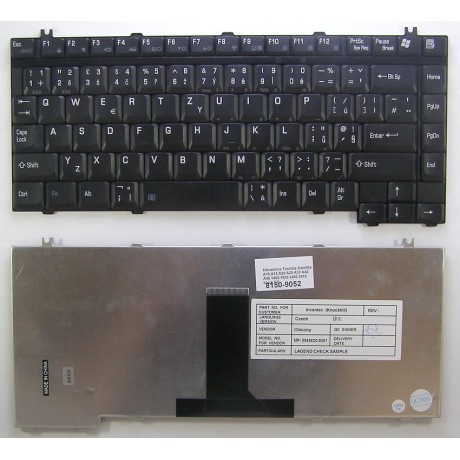 klávesnice Toshiba Satellite A10 A15 A20 A25 A30 A40 A45 1400 1900 2400 2415 black CZ