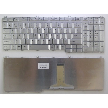 klávesnice Toshiba Satellite A500 L350 L500 P100 P200 P300 silver US
