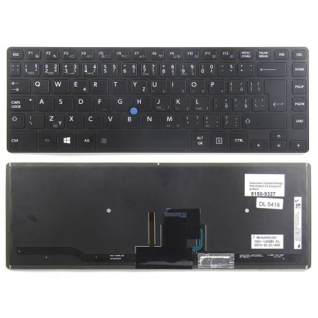 klávesnice Toshiba Portege R30-A black trackpoint podsvit CZ česká