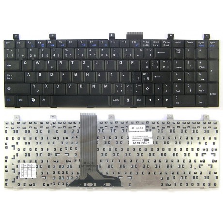 klávesnice MSI CR500 VR610 VR620 VR630 VR700 VX600 black CZ