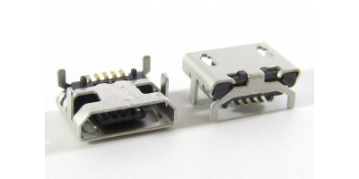 konektor micro USB B 5 pin female 50B