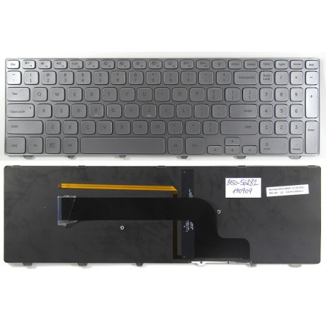 klávesnice pro notebook Dell Inspiron 15 7000 7537 7737 silver US s podsvitem
