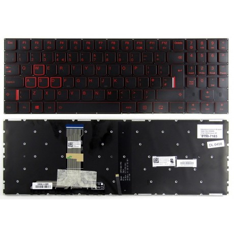 klávesnice Lenovo Ideapad Y520 Y50-15IKBN Y720-15IKB black UK backlight