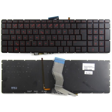 klávesnice HP Pavilion 15-B black CZ/SK česká no frame