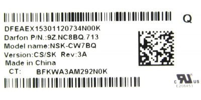 klávesnice HP Pavilion 15-B black CZ/SK no frame