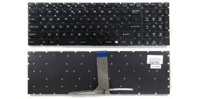 klávesnice MSI Gaming GT72 MS-1781 6QE 6QF GT72S 6QD 6QE 6QF black US color backlight
