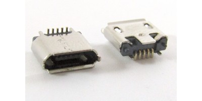 konektor micro USB B 5 pin female 101 - vertical for  TomTom Start 40,50, 60 / GO 40,50,60