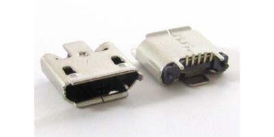 konektor micro USB B 5 pin female 101 - vertical for  TomTom Start 40,50, 60 / GO 40,50,60