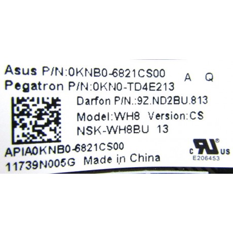 klávesnice Asus N55 N57 N75 silver US