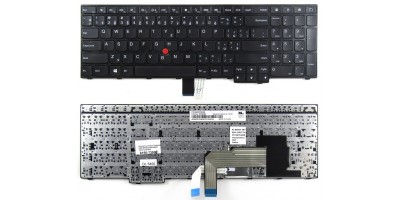 tlačítko klávesnice Lenovo Thinkpad E550 E550C E555 E555C black CZ dotisk - trackpoint (malý enter)