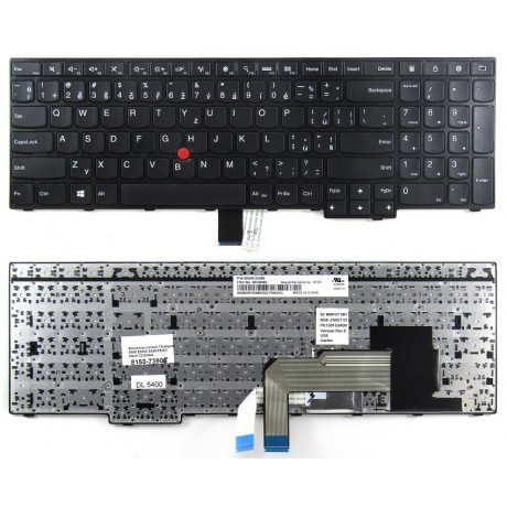tlačítko klávesnice Lenovo Thinkpad E550 E550C E555 E555C black CZ dotisk - trackpoint (malý enter)