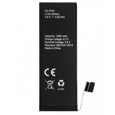 Apple iPhone 5S (A1453, A1457, A1518, A1528, A1530, A1533) Baterie 1560mAh Li-Ion (Bulk)