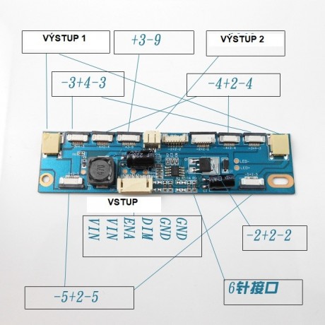 LED lamp konverter univerzální 2xLED