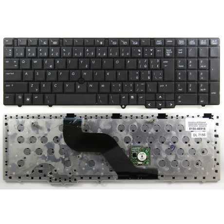 klávesnice HP Elitebook 8540B 8540P 8540W black UK/CZ dotisk - s trackpointem