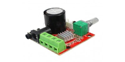 zesilovač TDA2030A, 1x18W mono, 9-24V rozložený