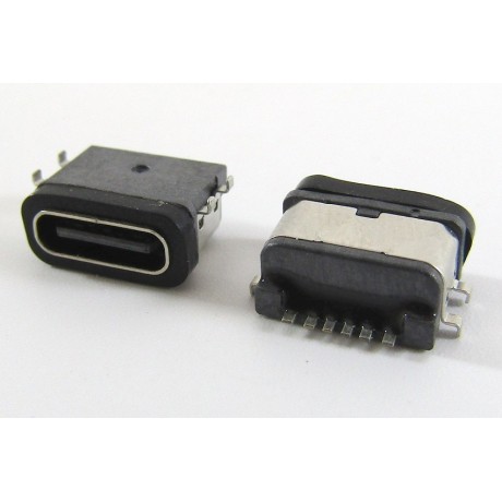 konektor micro USB-C 6p female 09