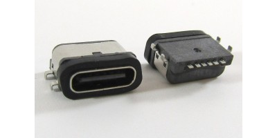 konektor micro USB-C 6p female 09