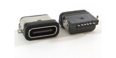konektor micro USB-C 3.1 6p female 14