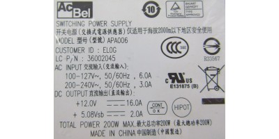 zdroj Lenovo IdeaCentre B320 B540