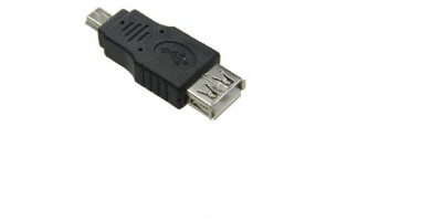 USB-A-Buchse auf Mini-USB-5-Pin-Stecker-Konverter