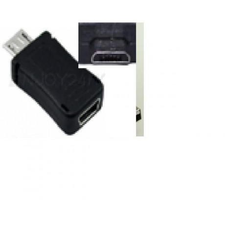 Mini USB F to Micro USB M Adapter