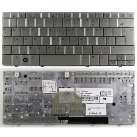 klávesnice HP Mini Note 2133 2140 2144 silver US