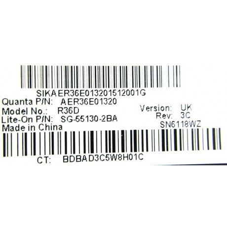 klávesnice HP Pavilion G6-2000 G6-2100 G6-2200 G6-2300 white UK - no frame