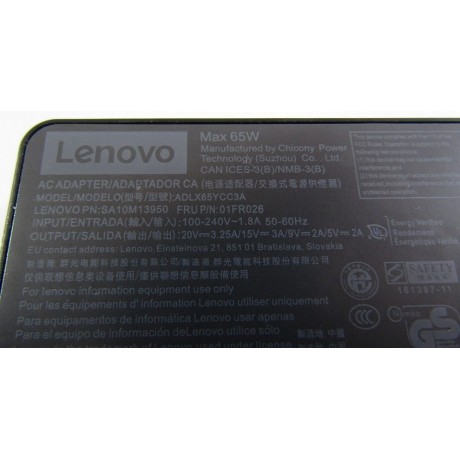 zdroj Lenovo 20V/3,25A type-C