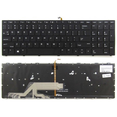 klávesnice HP Probook 450 G5 455 G5 470 G5 black US podsvit 