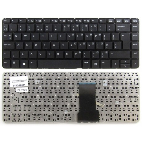 klávesnice HP Probook 430 G1 black UK no frame