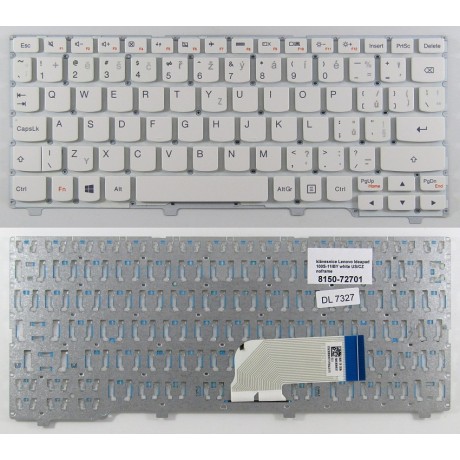 klávesnice Lenovo Ideapad 100S-11 100S-11IBY white US/CZ dotisk noframe