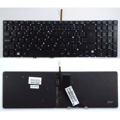 Tlačítko klávesnice Acer Aspire M5-583P black HU podsvit