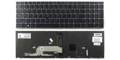 klávesnice HP Zbook 15 G5 17 G5 black US backlight trackpoint