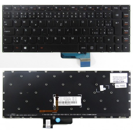 klávesnice Lenovo Thinkpad Yoga 2 13 3 14 black CZ/SK