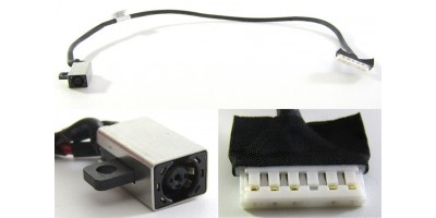 Napájecí konektor s kabelem Dell Vostro 15 5568 P62F P62F001 - 4,5x3,0mm - 6pin