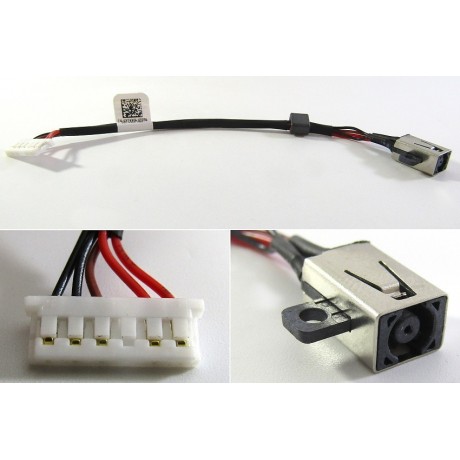 Napájecí konektor Dell XPS 13 9343 9350 9360 P54G s kabelem - 5pin