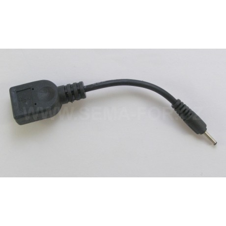 USB napajecí kabel 2,5x0,7 1m