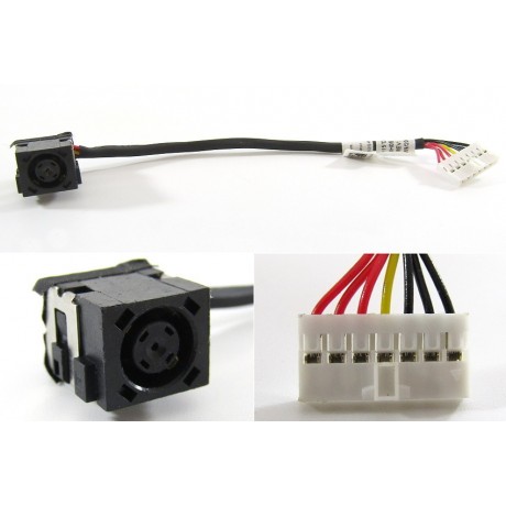 Napájecí konektor s kabelem Dell Inspiron 14 3000 5000 15 3000 17 5748 5749 - 7,4x5,0mm - 7pin - verze 2