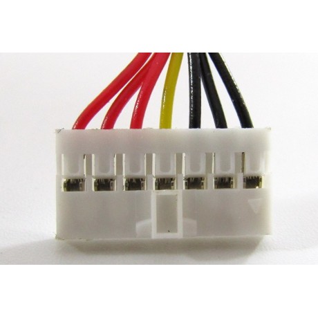 Napájecí konektor s kabelem Dell Inspiron 14 3000 5000 15 3000 17 5748 5749 - 7,4x5,0mm - 7pin - verze 2