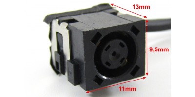 Napájecí konektor s kabelem Dell Inspiron 14 3000 5000 15 3000 17 5748 5749 - 7,4x5,0mm - 7pin - verze 2