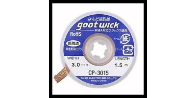 solder wick - měděná odsávací páska 2mm/1,5m