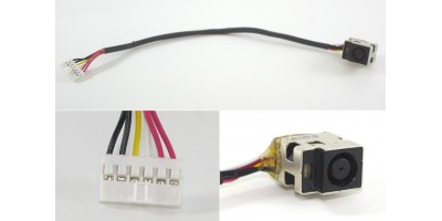 napájecí konektor s kabelem HP Compaq Presario CQ71 HP Pavilion DV7-2000 DV7-3000 G71 - 7,4x5,0 - 6pin