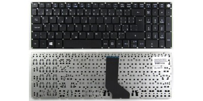 česká klávesnice Acer Aspire ES1-533 ES1-572 E5-573 E5-573G  E5-532G E5-573T V3 V3-574G black CZ noframe