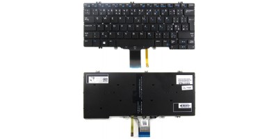 Tlačítko klávesnice Dell Latitude E5520 E5530 E6520 E6530 E6540 CZ dotisk black touchpoint backlight