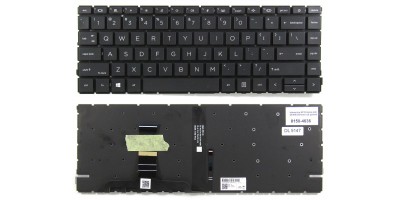 klávesnice HP Probook 440 G8 445 G8 black US podsvit