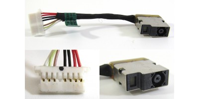 napájecí konektor s kabelem HP ENVY X360 M6-A M6-W 17-BY HP Split 13-m HP 11-D 14-BP 14-BK - 8pin